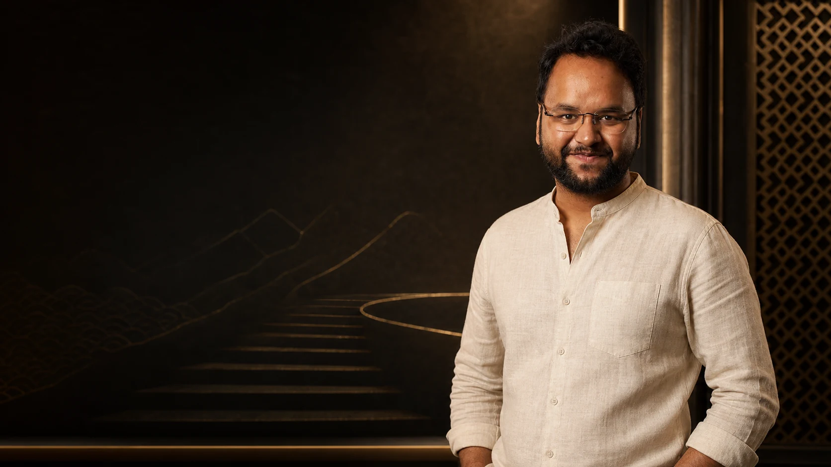 Shobhit Singhal in a calm strategy setting where knowledge becomes a clear path